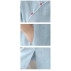 Đầm midi tay ngắn retro đứng cổ, vải lanh cotton jacquard mát mẻ mùa hè - Giá chỉ 763.419₫ 6