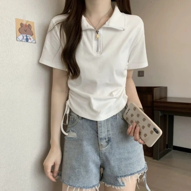 Đầm ngắn nữ mùa hè áo thun thiết kế họa tiết ôm vòng vai ngắn tay - Giá ưu đãi 241.920 VND