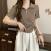 Đầm ngắn nữ mùa hè áo thun thiết kế họa tiết ôm vòng vai ngắn tay - Giá ưu đãi 241.920 VND 3