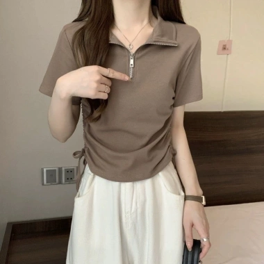Đầm ngắn nữ mùa hè áo thun thiết kế họa tiết ôm vòng vai ngắn tay - Giá ưu đãi 241.920 VND
