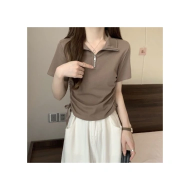 Đầm ngắn nữ mùa hè áo thun thiết kế họa tiết ôm vòng vai ngắn tay - Giá ưu đãi 241.920 VND
