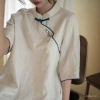 Đầm Qipao Trung Hoa Xuân Hè - Lanh Cotton Thêu, Thoáng Khí, Mê Mại, Giá 657.127 VND 5