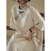 Đầm Qipao Trung Hoa Xuân Hè - Lanh Cotton Thêu, Thoáng Khí, Mê Mại, Giá 657.127 VND 7
