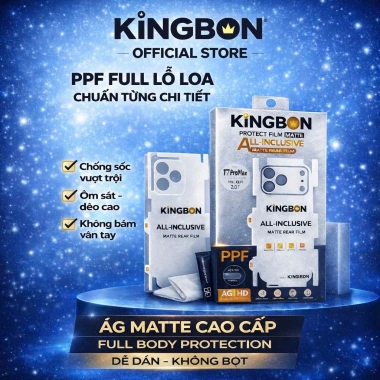 Dán PPF 4 lớp Full viền, Full lỗ loa cho iPhone 7-15 Pro Max - Dễ dán, Bảo vệ tối ưu, Giá 49.000đ