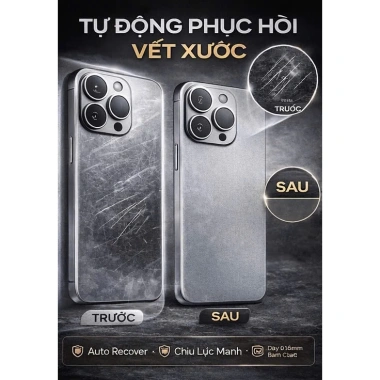 Dán PPF 4 lớp Full viền, Full lỗ loa cho iPhone 7-15 Pro Max - Dễ dán, Bảo vệ tối ưu, Giá 49.000đ