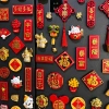 Dán Tủ Lạnh Phong Cách Trung Hoa 3D Ba Chiều - Câu Đối Năm Mới Lễ Hội, Trang Trí Văn Hóa Sáng Tạo, Giá 103.400 VND 2