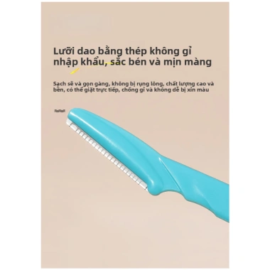 Dao cạo lông mày GlowNest người mới bắt đầu - Lưỡi thép không gỉ, sắc nét, an toàn 6