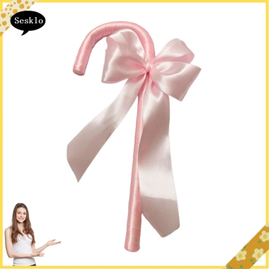 Đạo cụ mía hồng Halloween - Gậy đi bộ cổ điển có nơ, phù hợp cosplay, giảm giá 166k
