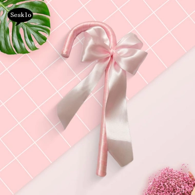 Đạo cụ mía hồng Halloween - Gậy đi bộ cổ điển có nơ, phù hợp cosplay, giảm giá 166k