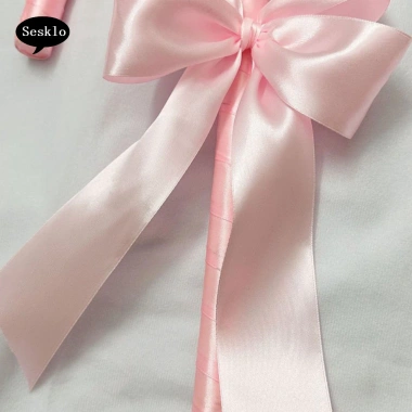 Đạo cụ mía hồng Halloween - Gậy đi bộ cổ điển có nơ, phù hợp cosplay, giảm giá 166k