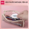 Dao rọc giấy mini 35mm cao cấp Deli Thép hợp kim siêu bền, nhỏ gọn, sắc bén, lỗ treo E2.050 - 12k 2