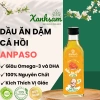 Dầu ăn dặm cho bé vị cá hồi 100ml ANPASO XanhSam Organic giảm giá 88.500 VND