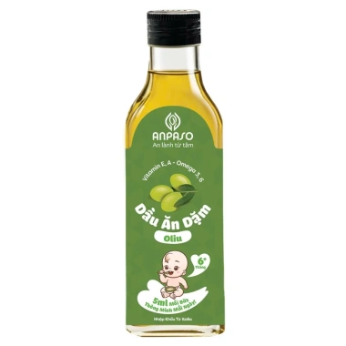 Dầu ăn dặm cho bé vị gấc 100ml ANPASO Xanh Sam Natural Organic giảm còn 88.500₫ 2