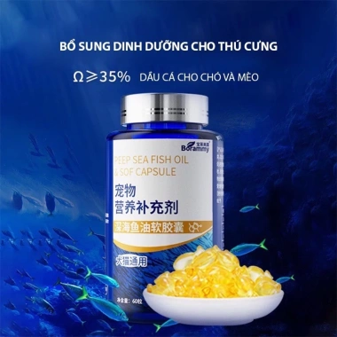 Dầu cá hồi giảm rụng lông, hỗ trợ tiêu hoá, bổ sung Omega cho tim, da và lông - Giá chỉ 23.500 VND