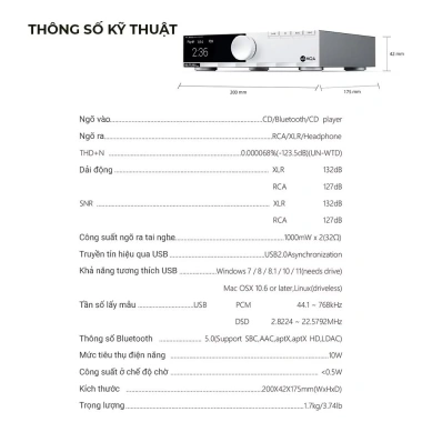 Đầu CD Bluetooth 5.1 SMSL PL200 - HiFi DAC, đa cổng kết nối, ưu đãi 16.9 triệu 8