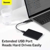 Đầu chuyển MINI OTG TYPE-C to USB-A 3.1 tốc độ cao BASEUS, truyền dữ liệu nhanh, tương thích điện thoại, tablet, laptop - Giá 65.000đ 2