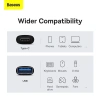 Đầu chuyển MINI OTG TYPE-C to USB-A 3.1 tốc độ cao BASEUS, truyền dữ liệu nhanh, tương thích điện thoại, tablet, laptop - Giá 65.000đ 5