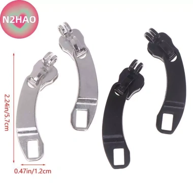 Đầu Dây Kéo 8mm 5 Cặp Có Lỗ Lo - DIY Quần Áo, Vali, Bapa Zip, Bộ Dụng Cụ Sửa Chữa 5