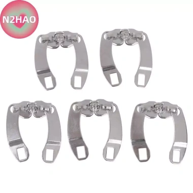 Đầu Dây Kéo 8mm 5 Cặp Có Lỗ Lo - DIY Quần Áo, Vali, Bapa Zip, Bộ Dụng Cụ Sửa Chữa 10