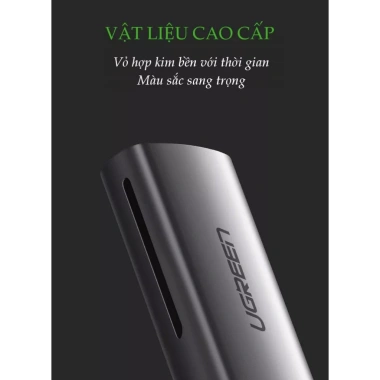 Đầu Đọc Thẻ Type C UGREEN CM184 - Tốc Độ Cao Đọc SD/TF cho MacBook, Laptop, Điện Thoại, Bảo Hành 18 Tháng 3 Đầu Đọc Thẻ Type C UGREEN CM184 - Tốc Độ Cao Đọc SD/TF cho MacBook, Laptop, Điện Thoại, Bảo Hành 18 Tháng 3