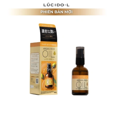 Dầu Dưỡng Tóc LUCIDO‑L Repair Treatment Oil 60ml – Dưỡng ẩm sâu Argan, Giá ưu đãi 214.036₫