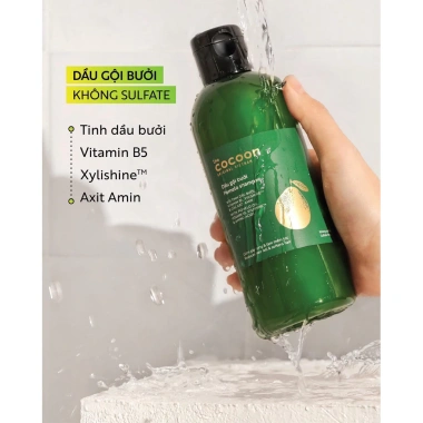 Dầu Gội Bưởi Cocoon 310ml Không Sulfate Giảm Gãy Rụng – Giá Ưu Đãi 265k