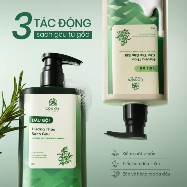 Dầu Gội Hương Thảo Sạch Gàu Cỏ Mềm 350ml - Giảm Giá Đặc Biệt 261.000₫, Ngăn Ngừa Gàu, Dưỡng Tóc Mềm Mại 3 Dầu Gội Hương Thảo Sạch Gàu Cỏ Mềm 350ml - Giảm Giá Đặc Biệt 261.000₫, Ngăn Ngừa Gàu, Dưỡng Tóc Mềm Mại 3