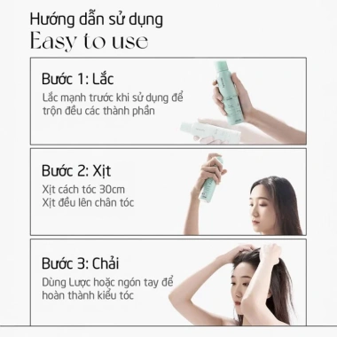 Dầu Gội Khô SPES Washing-free 150ml - Làm Sạch, Tóc Bồng Bềnh, Không Bết - Giá 127.000₫