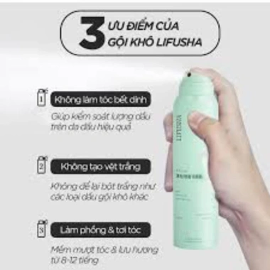Dầu Gội Khô Xịt 150ml - Làm Sạch Tóc Không Bết Dính, Gội Đầu Khô Không Cần Nước, Giá Ưu Đãi 65.000 2 Dầu Gội Khô Xịt 150ml - Làm Sạch Tóc Không Bết Dính, Gội Đầu Khô Không Cần Nước, Giá Ưu Đãi 65.000 2