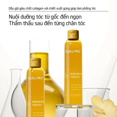 Dầu Gội SPES Gừng Collagen Kiềm Dầu, Giảm Rụng Tóc, Tăng Thể tích - 79.000₫ 5