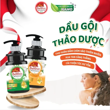 Dầu gội thảo dược Bell Đức 2 trong 1 - Ngăn rụng tóc, mềm mượt, kích thích mọc tóc, da đầu chắc khỏe - Chỉ 98.000₫
