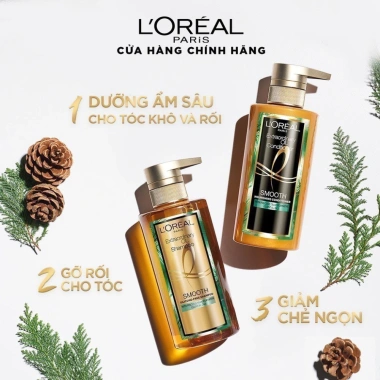 Dầu Gội Xả Dưỡng Tóc Suôn Mượt Cao Cấp L'Oreal Paris Extraordinary Oil Smooth 440ml Rosslyn Giá 235.000đ 4