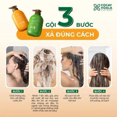Dầu gội & xả thảo dược Xanhsam Natural Organic - Cỏ cây hoa lá, kích thích mọc tóc, ngăn bết dầu - 97.750₫