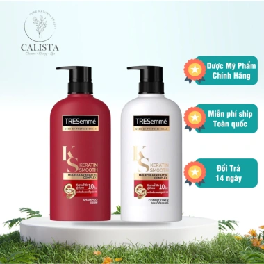 Dầu Gội Xả Tresemme Keratin Smooth 400ml - Dưỡng tóc mượt, giảm gãy, Giá chỉ 302.000 VND 2 Dầu Gội Xả Tresemme Keratin Smooth 400ml - Dưỡng tóc mượt, giảm gãy, Giá chỉ 302.000 VND 2
