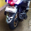 Đầu Lâu Ngọn Lửa JDM Xương Phản Quang Chống Thấm Nước Decal Xe Máy Ô Tô Gothic 8