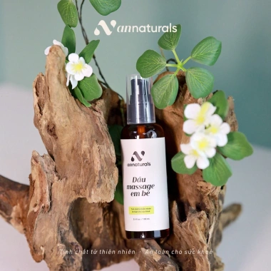 Dầu massage em bé AN Naturals 100ml - Giá 139.000₫, dưỡng ẩm, an toàn da nhạy cảm