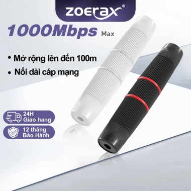 Đầu nối cáp mạng RJ45 ZoeRax Ethernet chống nước, bộ ghép nối LAN ngoài trời cho Cat5 Cat6 giá chỉ 24.903đ