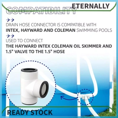 Đầu nối ống bơm bể bơi 3L kèm van, phù hợp Intex và Coleman, giá 149.600₫ 5