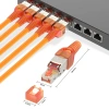 Đầu nối RJ45 Cat6A-8 che chắn, không cần dụng cụ, vỏ kim loại hợp kim kẽm 1 cái 2