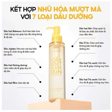 Dầu Tẩy Trang Be The Skin Pore Reset 150ml - Sạch Sâu, Da Mượt Giá 349.000₫ 3 Dầu Tẩy Trang Be The Skin Pore Reset 150ml - Sạch Sâu, Da Mượt Giá 349.000₫ 3