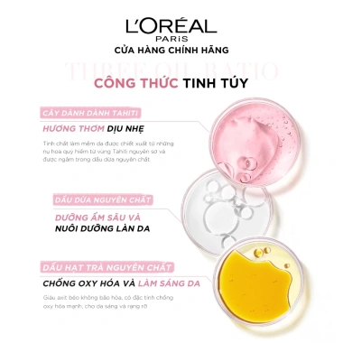Dầu tẩy trang L'Oréal Paris Flower Cleansing Oil 250ml - Loại bỏ dầu thừa, bụi bẩn, lớp trang điểm, giá chỉ 419.000đ 5 Dầu tẩy trang L'Oréal Paris Flower Cleansing Oil 250ml - Loại bỏ dầu thừa, bụi bẩn, lớp trang điểm, giá chỉ 419.000đ 5