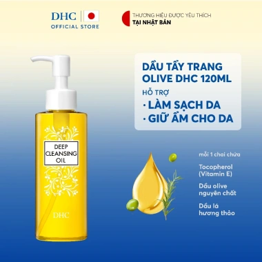 Dầu tẩy trang Olive DHC Deep Cleansing Oil 120ml - Làm sạch sâu, giữ ẩm da, giảm giá 580k 3