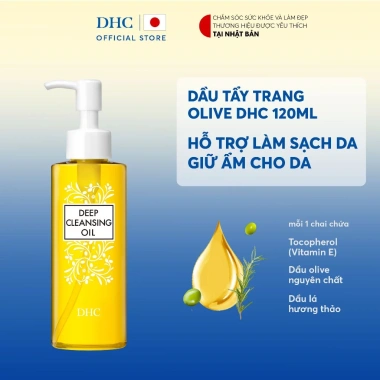 Dầu tẩy trang Olive DHC Deep Cleansing Oil 120ml - Làm sạch sâu, giữ ẩm da, giảm giá 580k 4