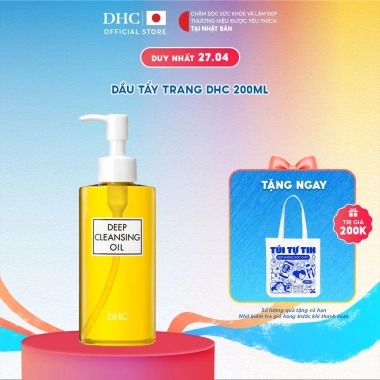 Dầu tẩy trang Olive DHC Deep Cleansing Oil 200ml - Làm sạch sâu, giữ ẩm, 850k
