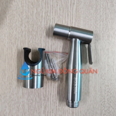 Đầu Vòi Xịt Vệ Sinh Bồn Cầu Không Dây Inox 304 - Giá 35.000, Tay Xịt Nhựa Xi 3