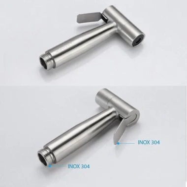 Đầu Vòi Xịt Vệ Sinh Inox 304 PK006 - Tay Xịt Sang Trọng, Đẹp, Bảo Hành 1 Năm 4