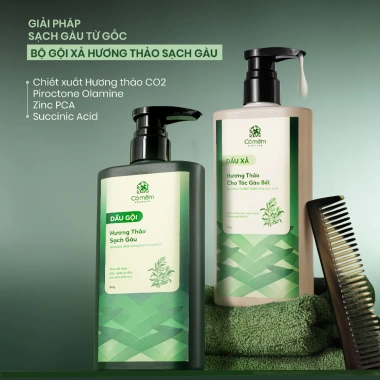 Dầu Xả Hương Thảo 350g - Giải Pháp Tóc Gàu Bết Cỏ Mềm, Giá Ưu Đãi 243.000₫ 2