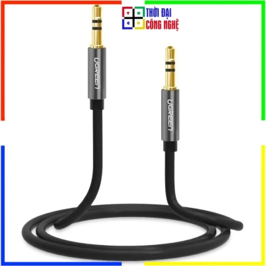 Dây Audio 3.5mm UGREEN AV119 mạ vàng 24K, cáp AUX chống rối, điện thoại, loa, ô tô, BH 18 tháng, giảm còn 60.000 VND