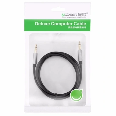 Dây Audio 3.5mm UGREEN AV119 mạ vàng 24K, cáp AUX chống rối, điện thoại, loa, ô tô, BH 18 tháng, giảm còn 60.000 VND