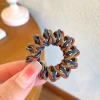 Dây buộc tóc co giãn bé gái - Scrunchies xoắn ốc màu sắc, cao su PRTA 2